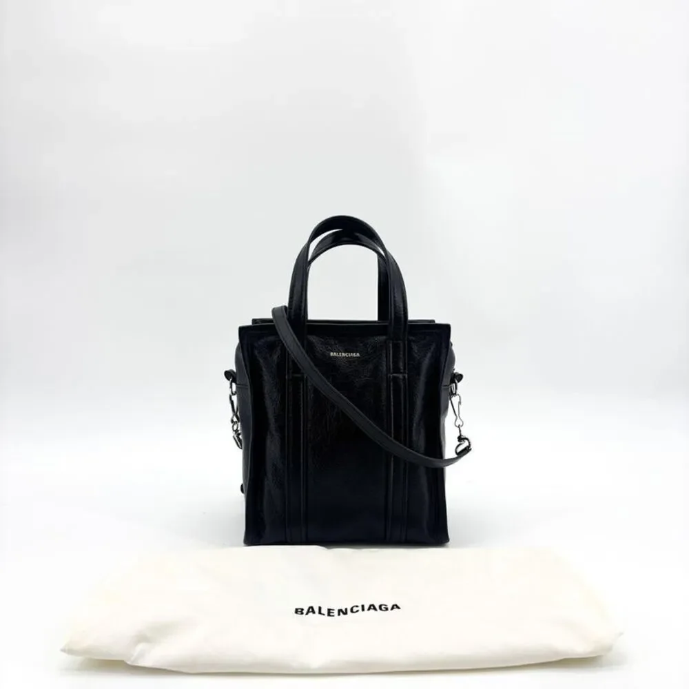 Balenciaga Bazaar Shopper XXS Tote Bag Black